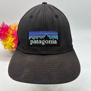 Patagonia Black Trucker Hat Adjustable
